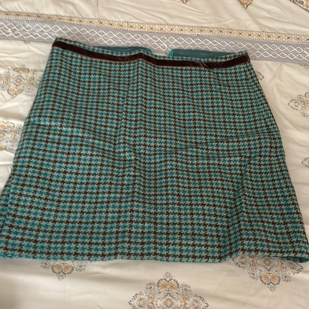 Wool Lined Short Skirt